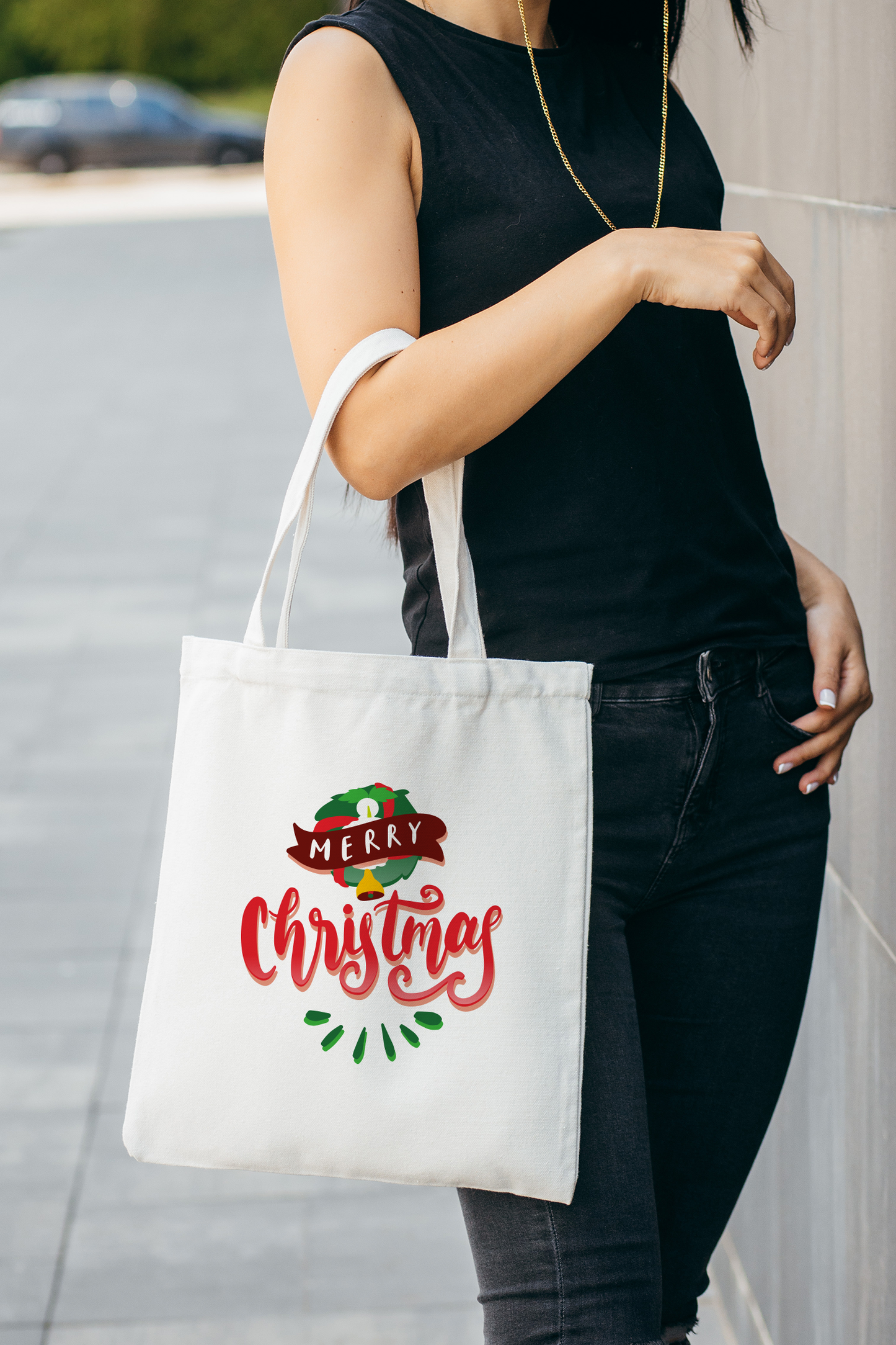 Tote bag "Merry christmas"