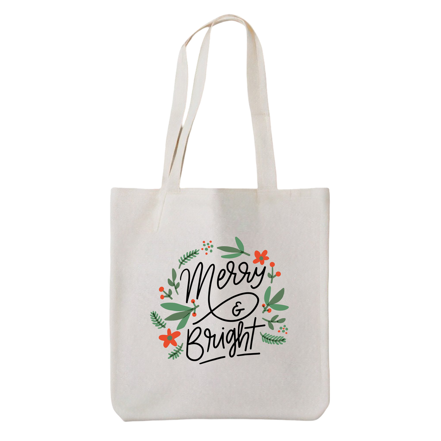 Tote bag "Merry and bright"