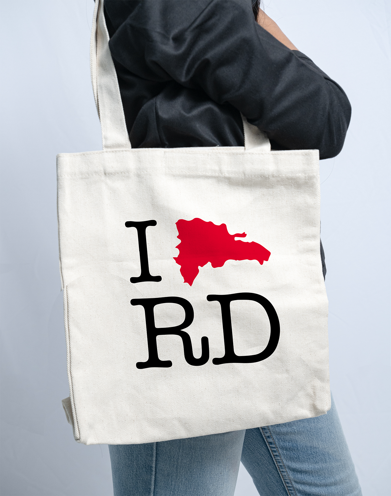 Tote bag " I love RD"